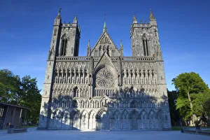 Trondheim Prints: The Nidaros Cathedral, Trondheim, Sor-Trondelag, Norway