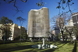 Images Dated 12th October 2012: Niemeyer Building, Belo Horizonte, Minas Gerais, Brazil