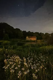Images Dated 11th May 2021: The Mill at night, River Stour, Sturminster Newton, Dorset, England, UK