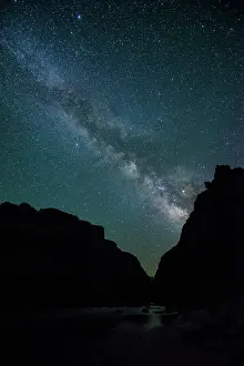 Fresh Water Prints: Night sky over the Grand Canyon at Ross Wheeler Camp (mile 108)