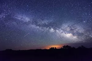 Night Sky Collection: Night Sky, Sunset Crater National Monument, Arizona, USA