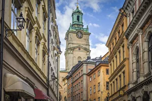 Nikolaikirche Prints: Nikolaikirche in the old town Gamla Stan, Stockholm, Sweden