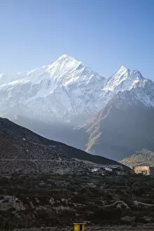 Nilgiri Himal peak, Annapurna range, Jomsom, Nepal