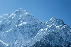 Lower Mustang Prints: Nilgiri mountain from Jomsom, Lower Mustang, Nepal