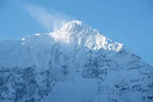 Summit Prints: Nilgiri mountain from Kagbeni, Lower Mustang, Nepal