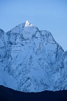 Lower Mustang Prints: Nilgiri mountain from Kagbeni, Lower Mustang, Nepal