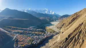Kali Gandaki Prints: Nilgiri mountain and Kali Gandaki river, Kagbeni, Lower Mustang, Nepal