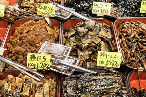 World Prints: Nishiki Market, Kyoto, Island of Honshu, Kansai, Japan