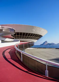 Niteroi Contemporary Art Museum MAC, Niteroi, State of Rio de Janeiro, Brazil