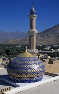 17th Century Prints: Nizwa mosque, Nizwa, Oman