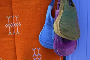 Chaouen Prints: North Africa, Morocco, Chefchaouen district. Details of the city