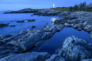 Images Dated 11th January 2022: North America, Nova Scotia, Maritimes, Cape Breton Island, Louisbourg Lighthouse