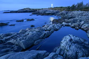 Images Dated 11th January 2022: North America, Nova Scotia, Maritimes, Cape Breton Island, Louisbourg Lighthouse