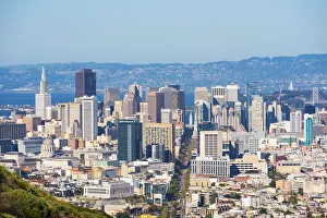 North America, USA, America, California, San Francisco, View of downtown from Mount