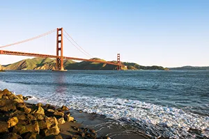 North America, USA, America, California, San Francisco, View of the Golden Gate Bridge