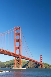 North America, USA, America, California, San Francisco, View of the Golden Gate bridge