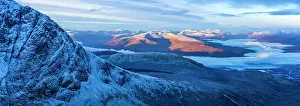 Highland Region Prints: North face of Ben Nevis, highest mountain in the British Isles