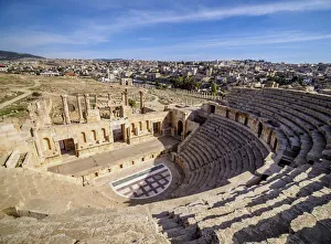 Jerash Prints: North Theater, Jerash, Jerash Governorate, Jordan