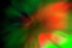 Mystical Prints: Northern lights or aurora borealis in Southdale neighbourhood, Winnipeg, Manitoba, Canada