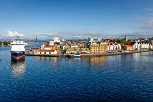 Images Dated 6th November 2020: Norway, Rogaland, Stavanger, The port of Stavanger