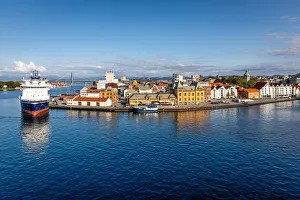 Images Dated 6th November 2020: Norway, Rogaland, Stavanger, The port of Stavanger