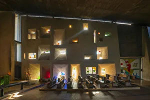 Notre Dame du Haut by architect Le Corbusier, UNESCO-World Heritage Site, Ronchamp