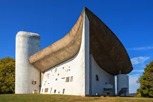 Notre Dame du Haut by architect Le Corbusier, UNESCO-World Heritage Site, Ronchamp