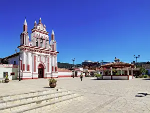 Chiapas Prints: Nuestra Senora de la Asuncion Church, San Cristobal de las Casas, Chiapas State, Mexico