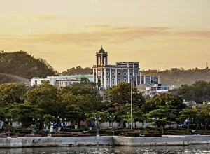 Nuestra Senora de los Desamparados Church at sunrise, Santiago de Cuba