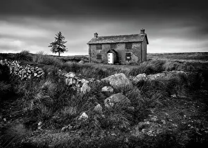 Dartmoor Prints: Nun's Cross Farm, near Princetown, Dartmoor, Devon, England