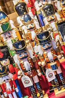 Nutcracker toy soldiers, Rathaus Christmas Market, Vienna, Austria Nutcracker toy soldiers, Rathaus Christmas Market, Vienna, Austria