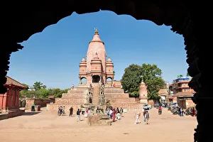 Nyatapola Temple, Durbar square, Bhaktapur, Nepal, Asia