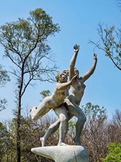 Chapultepec Prints: Nymphs Fountain, Bosque de Chapultepec Park, Mexico City, Mexico