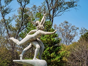 Chapultepec Prints: Nymphs Fountain, Bosque de Chapultepec Park, Mexico City, Mexico