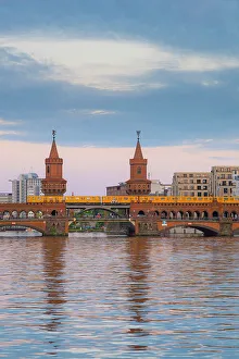 Oberbaum Bridge & Spree River, Berlin, Germany