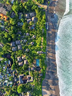 Straight Down Prints: Oberoi Hotel and Seminyak Beach, Bali, Indonesia