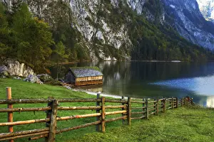 Obersee. near Konigsee, Berchtesgaden National Park, Germany