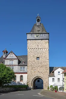 Spa Town Prints: Obertorturm, Bad Camberg, Taunus, Hesse, Germany