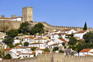 Obidos and the castle. A traditional medieval village taken to the moors in the 12th