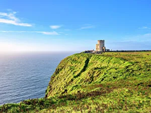 Images Dated 3rd April 2023: O'Brien's Tower, Cliffs of Moher, County Clare, Ireland