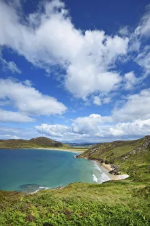 Fern Prints: Ocean coast - Ireland, Donegal, Rosguill, Doagh, Tranarossan Bay