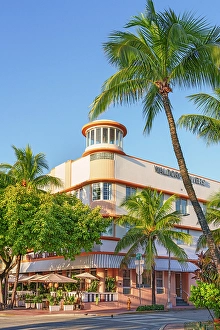 Q1 2025 Prints: Ocean Drive Art Deco District South Beach, Miami Beach, Florida, USA