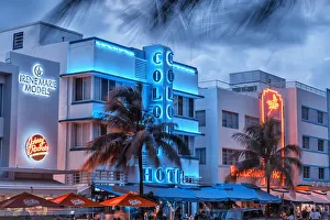 Images Dated 25th May 2021: Ocean drive, South Beach, Miami, Florida, USA