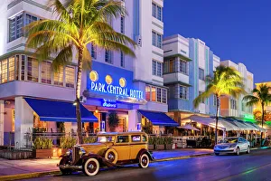 Unique Prints: Ocean Drive, South Miami Beach, Miami, Florida, USA