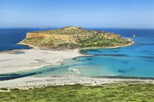 Chania Prints: Ocean impression at Cape Tigani at Balos Bay - Greece, Crete, Chania, Gramvoussa
