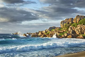 Rocky Coast Collection: Ocean impression at Grande Anse - Seychelles, La Digue, Grande Anse - Indian Ocean