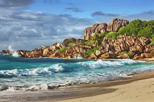 Ocean impression at Grande Anse - Seychelles, La Digue, Grande Anse - Indian Ocean