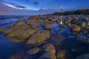 Oceania, Australia, Tasmania, Bay of Fires, Eddystone Point Lighthouse Oceania, Australia, Tasmania, Bay of Fires, Eddystone Point Lighthouse