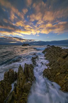 Oceania, Australia, Tasmania, North West Coast, Rocky Cape National Park at Sunset
