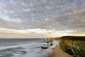 Down Under Prints: Oceania, Australia, Victoria, Port Campbell National Park, The Twelve Apostles at sunrise